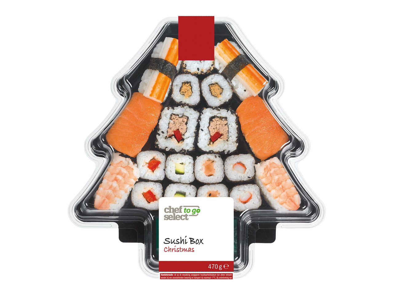 Sushi-Kerstboom