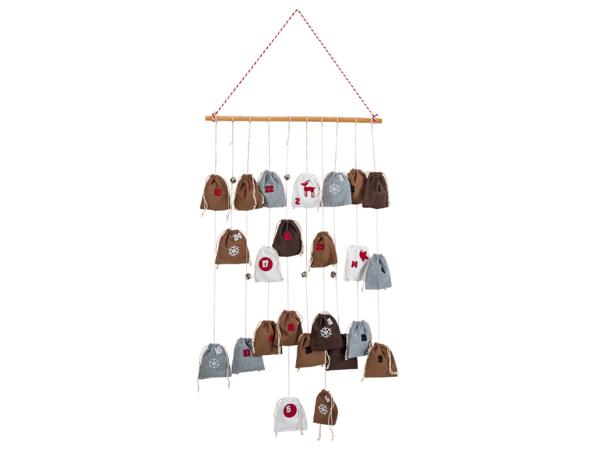 Adventní kalendář z filcu