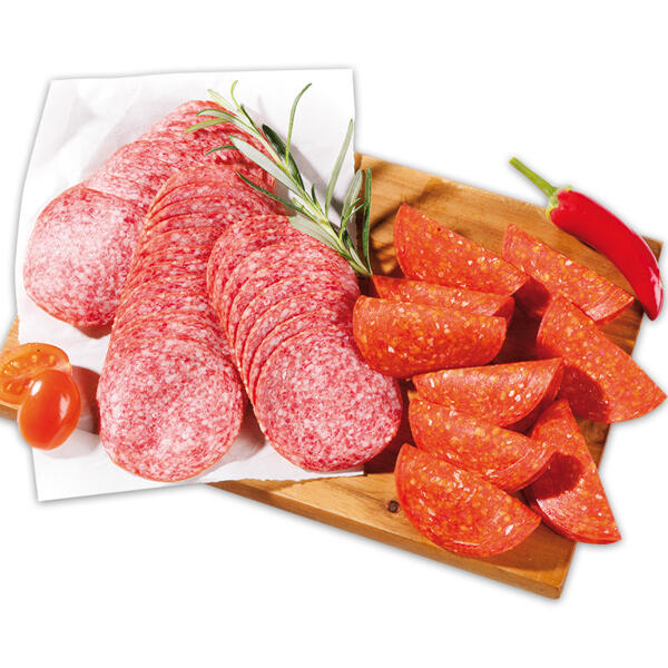 Knoblauch-/ Peperonisalami XXL