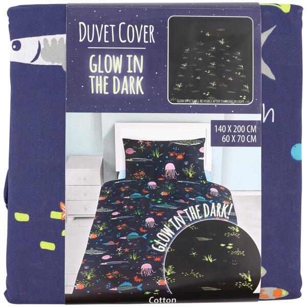 Housse de couette glow-in-the-dark