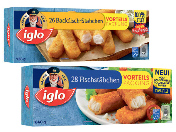 IGLO Fischstäbchen oder Backfischstäbchen