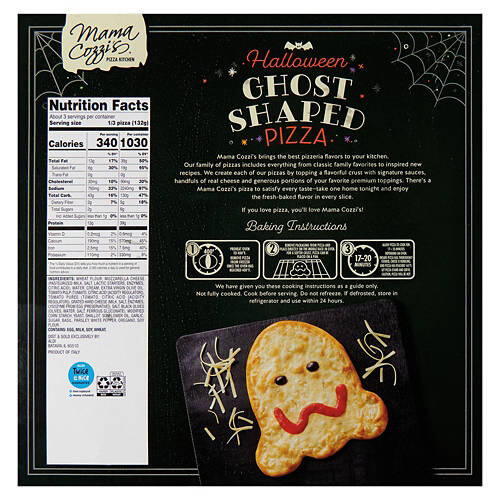 Halloween Ghost Shaped Cheese Pizza, 13.96 oz