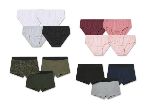 Kinder Slip, 4 Stück/Boxer, 3 Stück