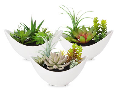 Artificial Plant in Ceramic Pot