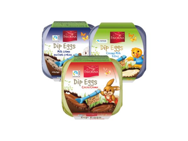 Chokladägg med kräm