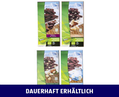 NATURE ACTIVE BIO
FAIRTRADE BIOSCHOKOLADE