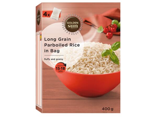 Parboiled rýže v varných sáčcích