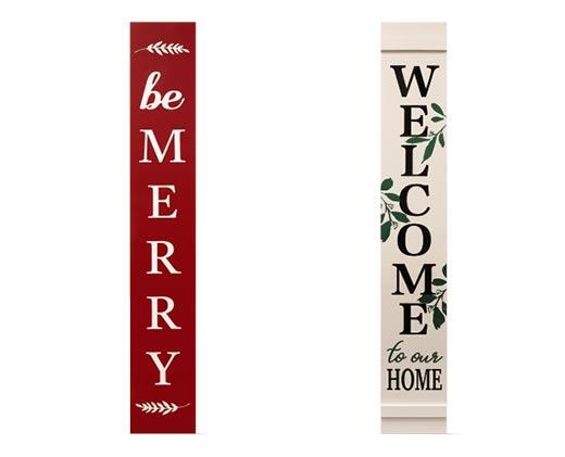 Merry Moments 
 72" Reversible Porch Sign