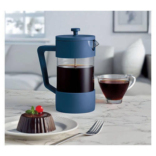 French Press Coffee Maker, Blue