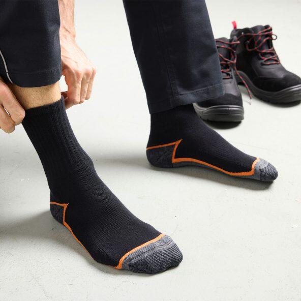 TOPCRAFT(R) 				Chaussettes de travail, 3 paires