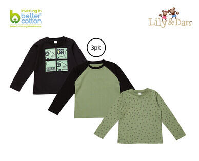 Children's Long Sleeve Tee 3pk