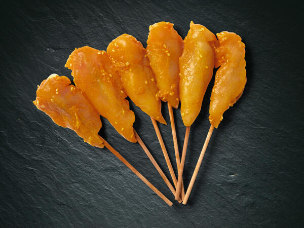 Spiedini con filettini di pollo