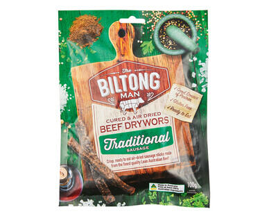 The Biltong Man Drywors Sticks 100g