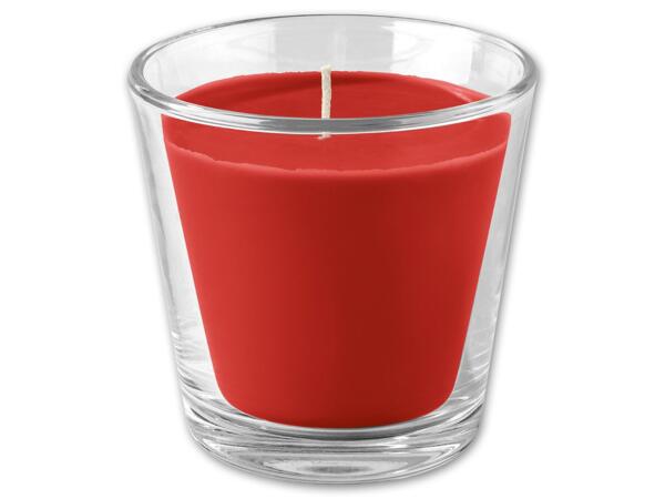 Duftkerze im Glas