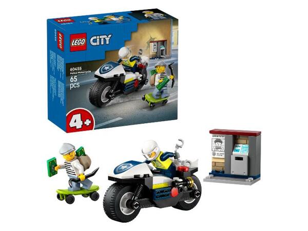 60455 Honička na policejní motorce