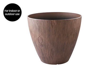 Timber-Look Planter