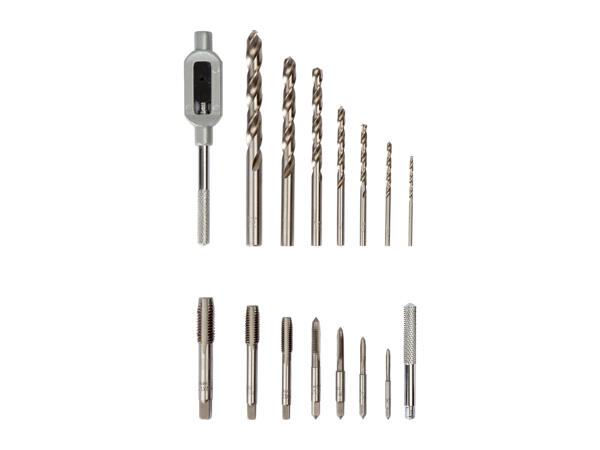 Parkside Drill Bit and Tap Drill Bit Set - 15 Pieces