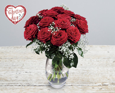 Valentine's Grand Prix Rose Bouquet^