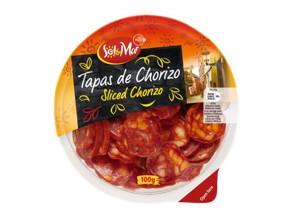 Tapas de Chorizo Sliced Chorizo