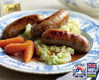 Specially Selected British Outdoor Bred Pork and Leek Sausages