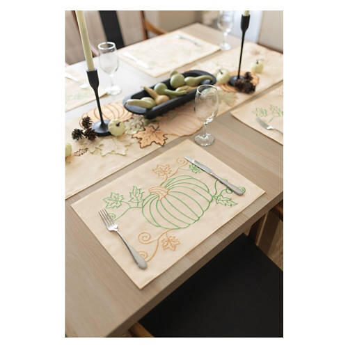 4 Pack Placemats - Floral Vines