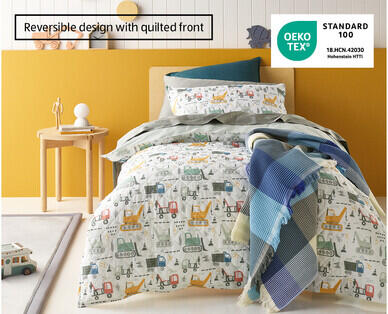 100% Cotton Quilt Cover Set – Single Size