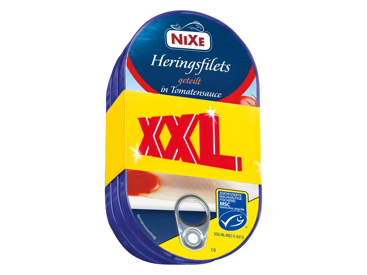 NIXE Heringsfilets in Tomatensauce