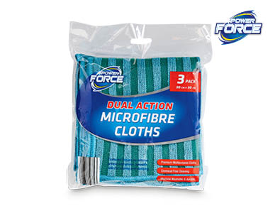 Dual Action Microfibre Cloths 3pk