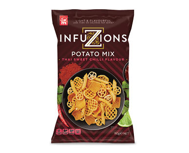 Infuzions Potato Mix or Prawn Crackers 110g