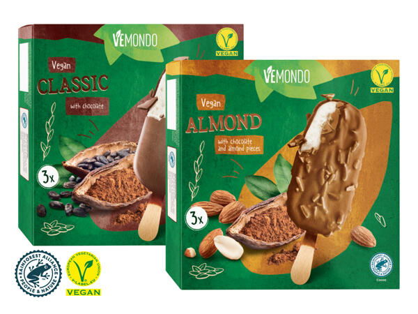 Veganska glasspinnar