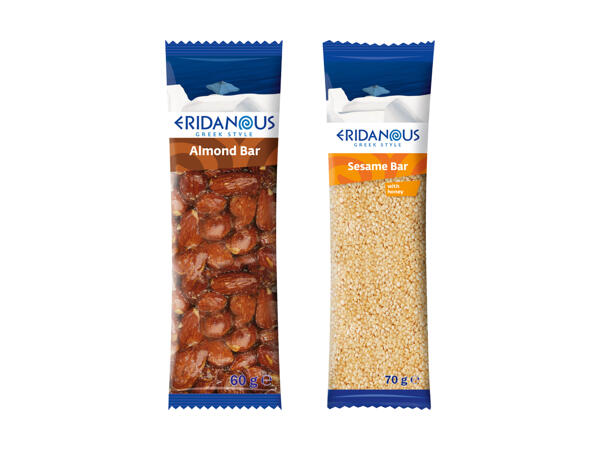 Barre aux amandes/au sésame