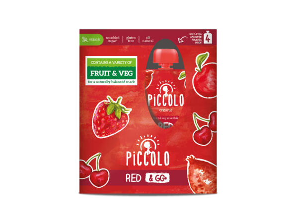 Organic Red/Purple & Go 4 Pack