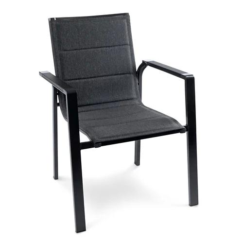 BELAVI Chaise empilable en aluminium