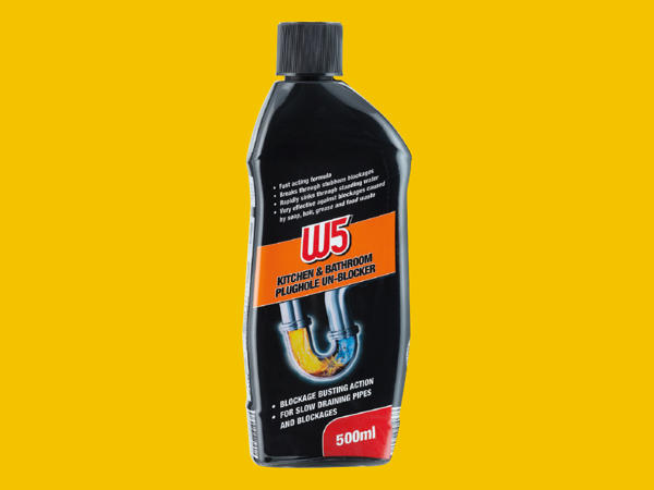 W5 Kitchen & Bathroom Plughole Un-Blocker