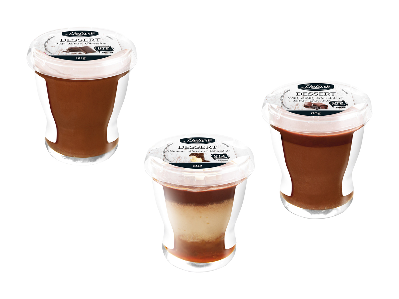 Dessert au chocolat en verrine