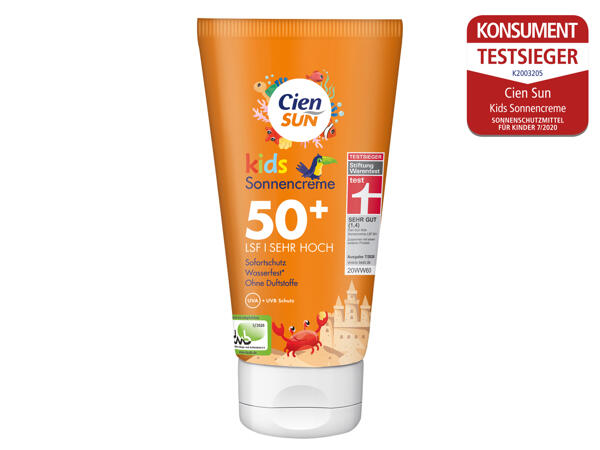 Kinder-Sonnencreme