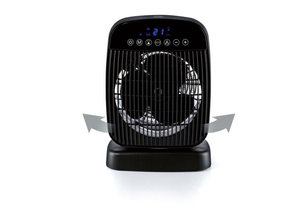 Silvercrest Fan Heater - Black