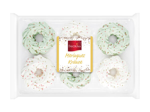 Couronnes de Noël Meringue