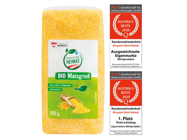 Bio-Maisgrieß
