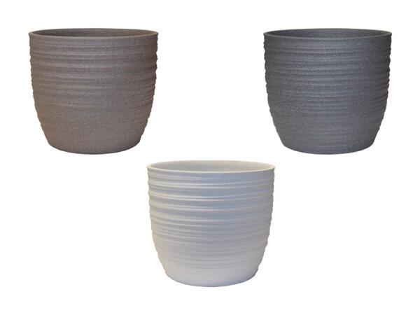 Cache-pot en céramique "Stone-Look"