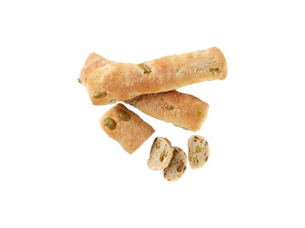 Olive stick-bread
