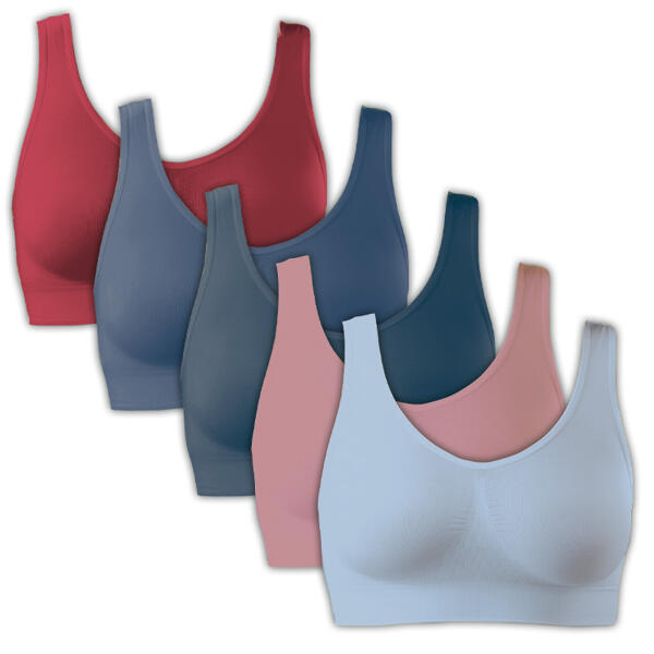 Komfort-BH 5er-Pack