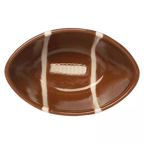 Ceramic Football Bowls with Serving Tray
