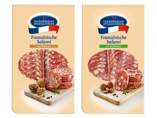 SPÉCIALITÉS FRANÇAISES Salami in Scheiben