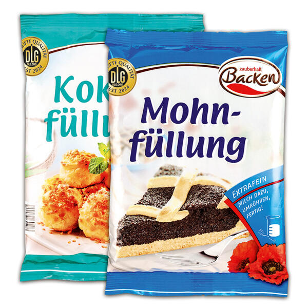 Mohn-/ Kokosfüllung