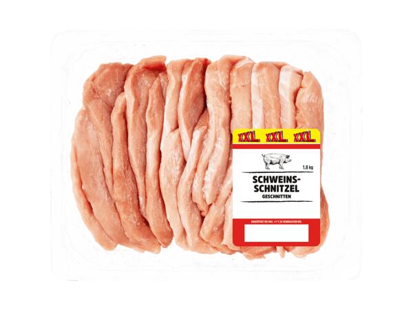 Frische Schweinsschnitzel