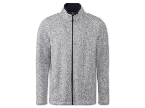 Herren Strickfleece-Jacke