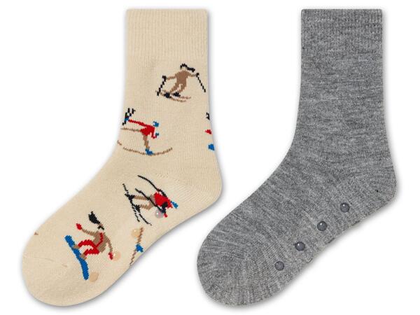 Kleinkinder/Kinder ABS-Socken, 2 Paar