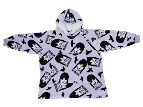 Kids‘ Wearable Hooded Fleece "Wednesday"