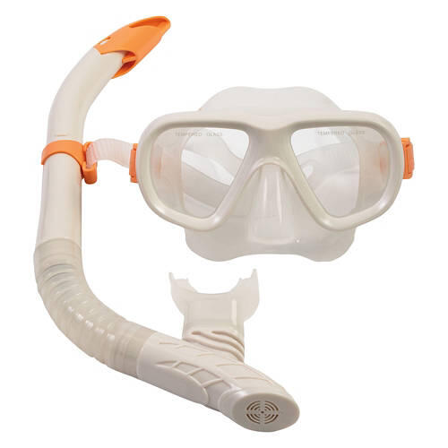 Snorkel & Diving Set - Cream, L